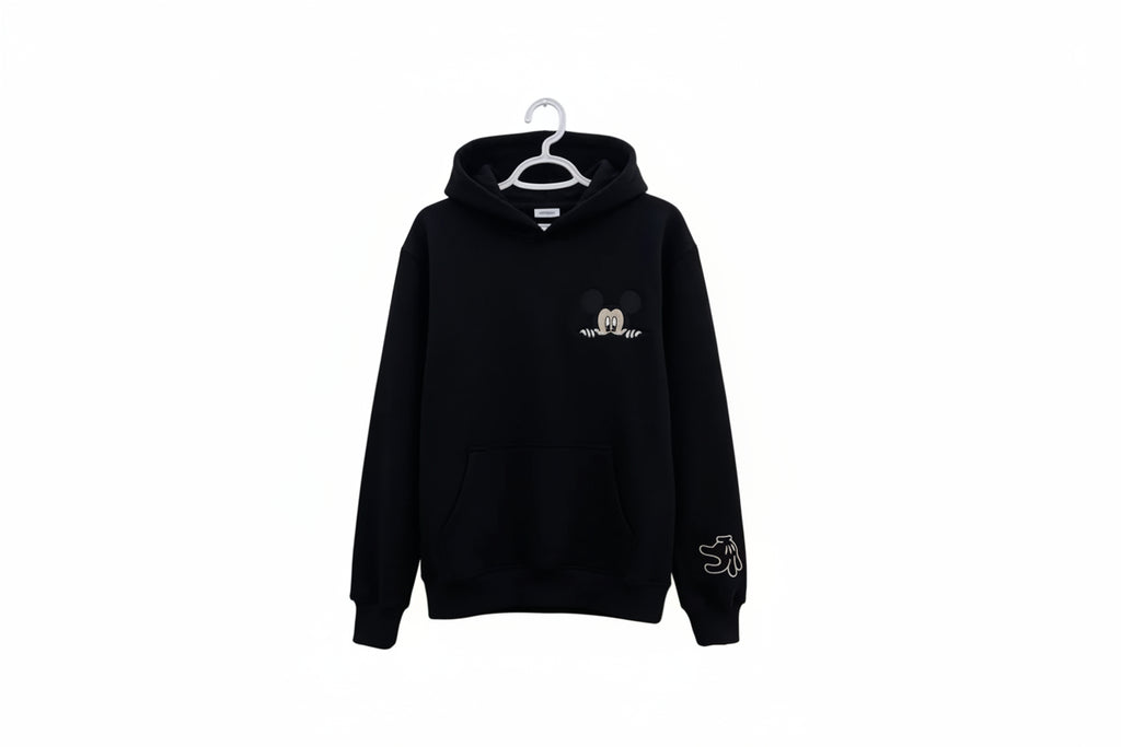 Mickey Embroidered Hoodie – Men