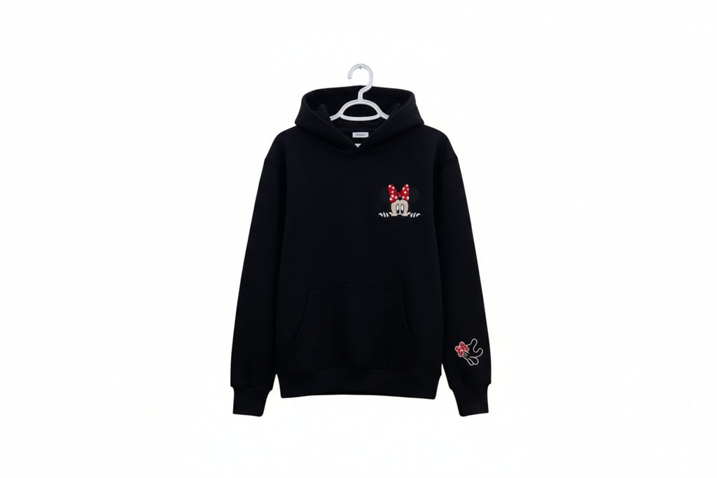 Minnie Embroidered Hoodie – Women
