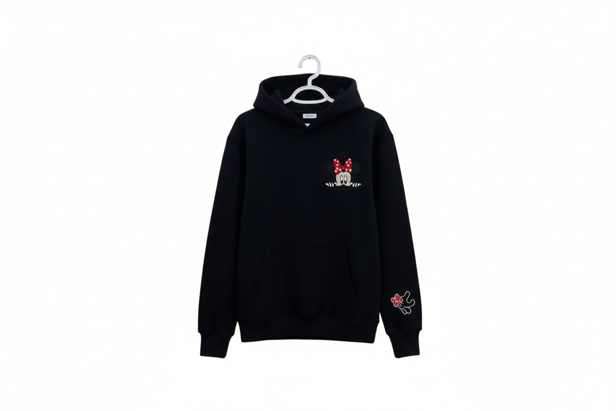 Minnie Embroidered Hoodie – Women